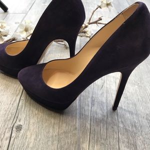 Jimmy Choo Cosmic Purple Suede Pumps - gorgeous size 7.5